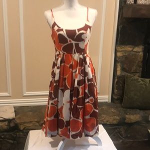 Abstract floral dress size M